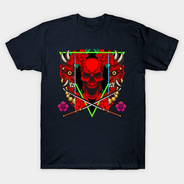 Ninja Mask 5.3 T-Shirt by Harrisaputra